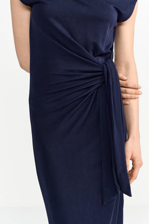 RICH&ROYAL JERSEY-KLEID MIT KNOTEN 2505-663