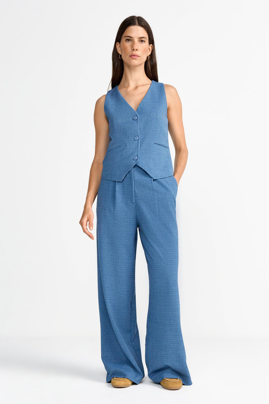 RICH&ROYAL Wide-Leg Pant 2507-963