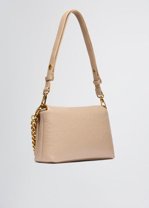 LIU JO Schultertasche LaPuffy dark sand AA5148