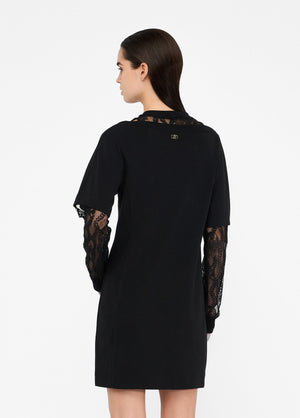 LIU JO Sweatkleid mit Spitze TF5014