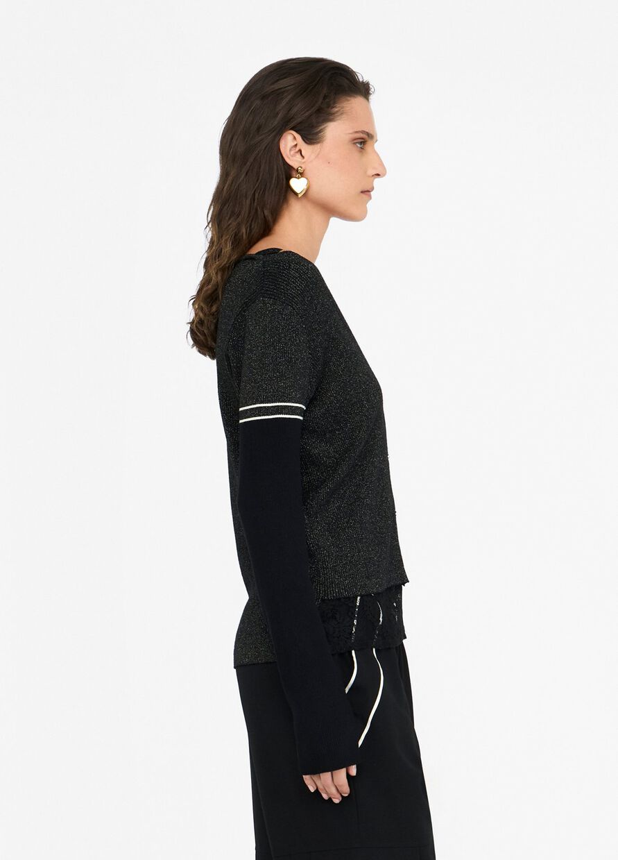 LIU JO Cardigan mit Spitze TF5027