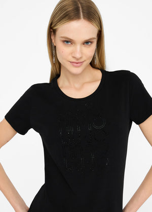 LIU JO T-Shirt schwarz TF5166