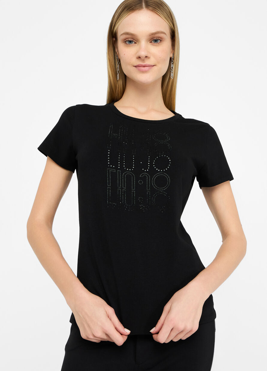 LIU JO T-Shirt schwarz TF5166