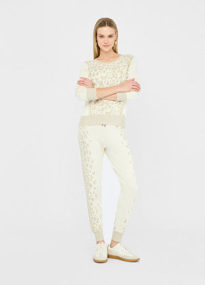 LIU JO Sweater mit Animal-Print TF5172