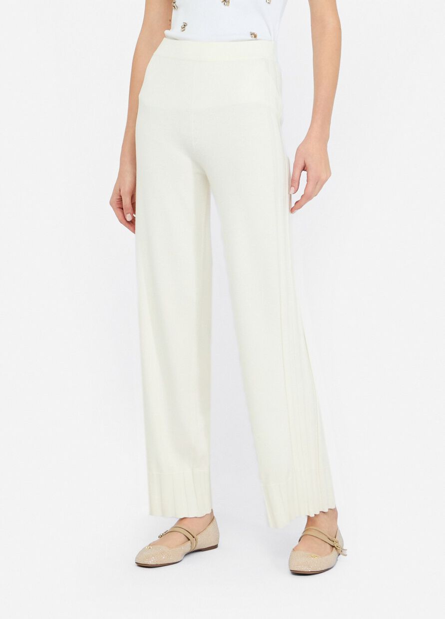 LIU JO Strick-Hose mit weitem Bein TF5207