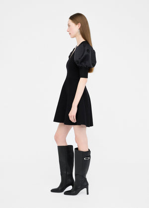 LIU JO Strickkleid mit Ballonärmeln MF5446
