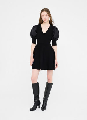 LIU JO Strickkleid mit Ballonärmeln MF5446