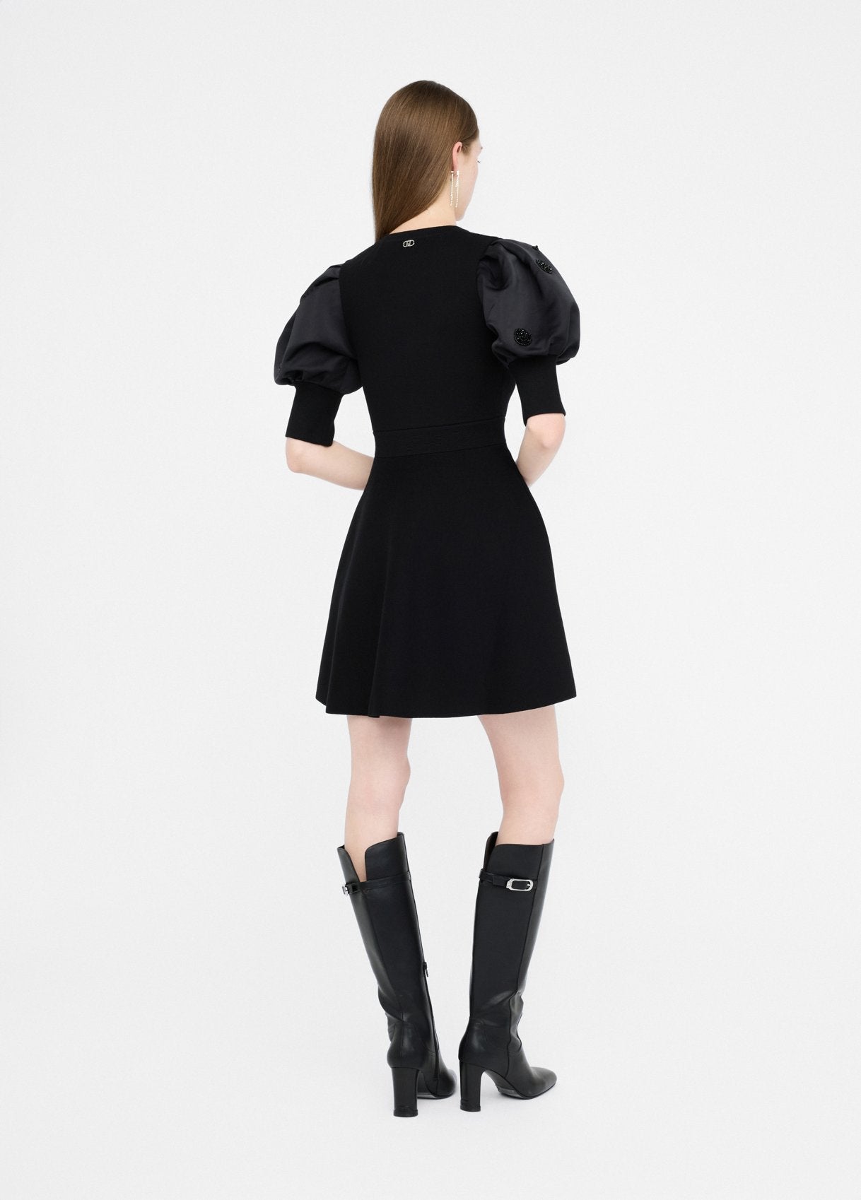 LIU JO Strickkleid mit Ballonärmeln MF5446