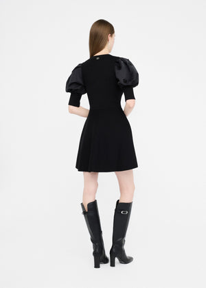 LIU JO Strickkleid mit Ballonärmeln MF5446
