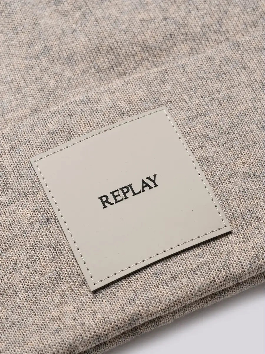 REPLAY Mütze beige AX4167