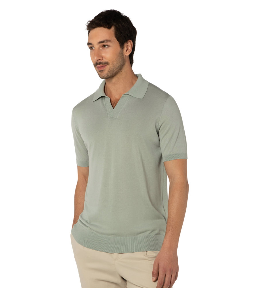 BENVENUTO POLO SHIRT mint green 27006-5058