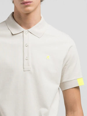 REPLAY -REGULAR-FIT-POLOSHIRT MIT EINSÄTZEN M3006