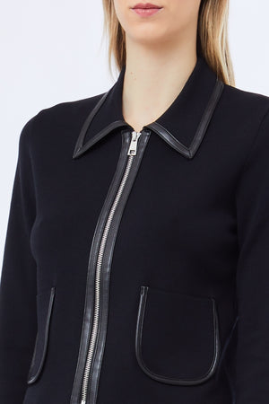 LIU JO Kurzblazer mit Zip schwarz MF5134