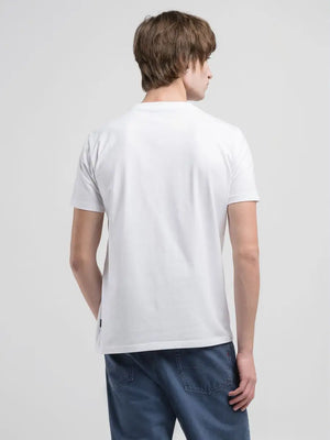 REPLAY JERSEY-T-SHIRT REGULAR FIT WEISS M3037