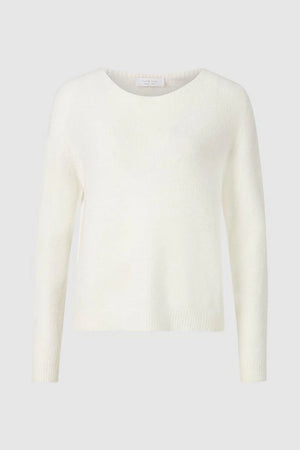 RICH&ROYAL NAHTLOSER STRICKPULLOVER WEISS 2407