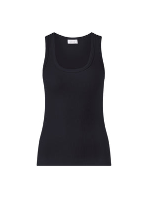 RICH&ROYAL ORGANIC RIB TOP BLACK 2503
