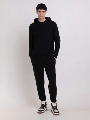 REPLAY STRICK-HOODIE SCHWARZ UK2519