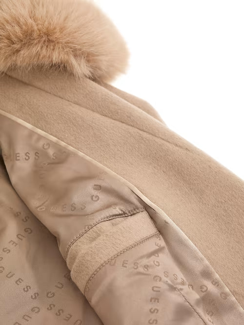 GUESS MANTEL LAURENCE BEIGE W3BL20