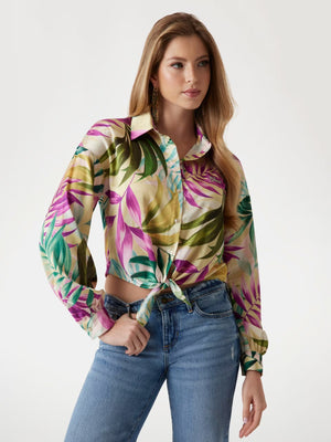 GUESS BLUSE TROPICAL W5GH0I