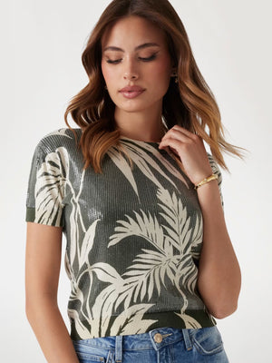 GUESS Strick-Shirt mit Pailetten W5YR21