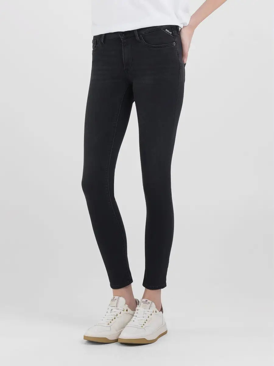 REPLAY SKINNY JEANS NEW LUZ DUNKELGRAU WH689.813