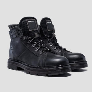 Replay Leder-Boots schwarz DUNSER