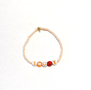 Armband "SMILE" orange