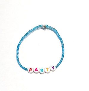 Armband "PARTY" türkis
