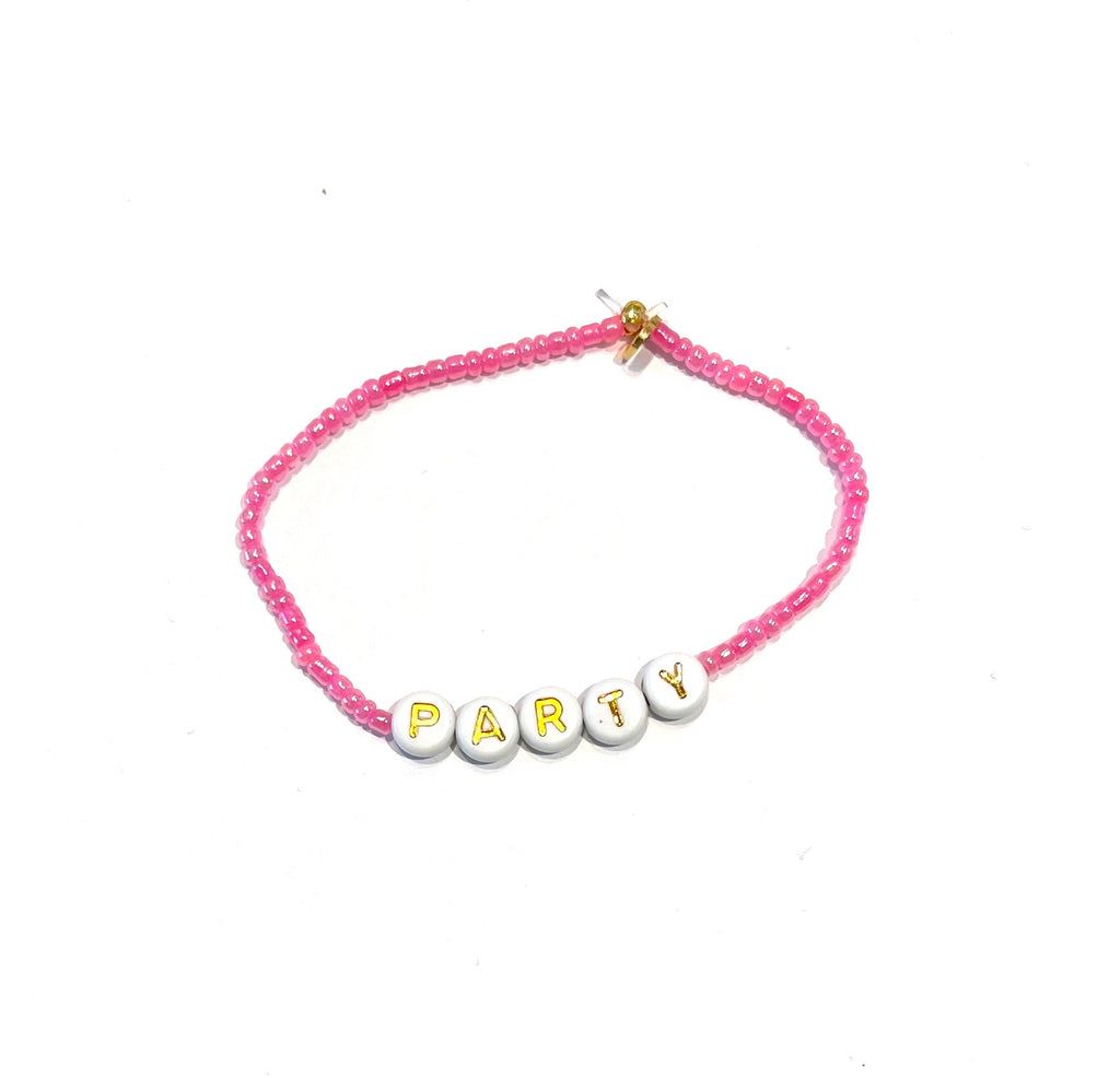 Armband "PARTY" pink
