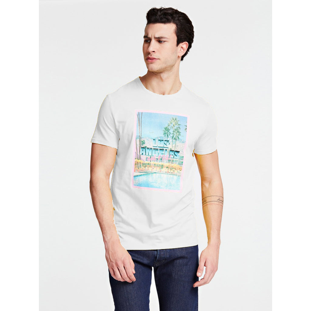 GUESS T-Shirt mit Print Pool Party