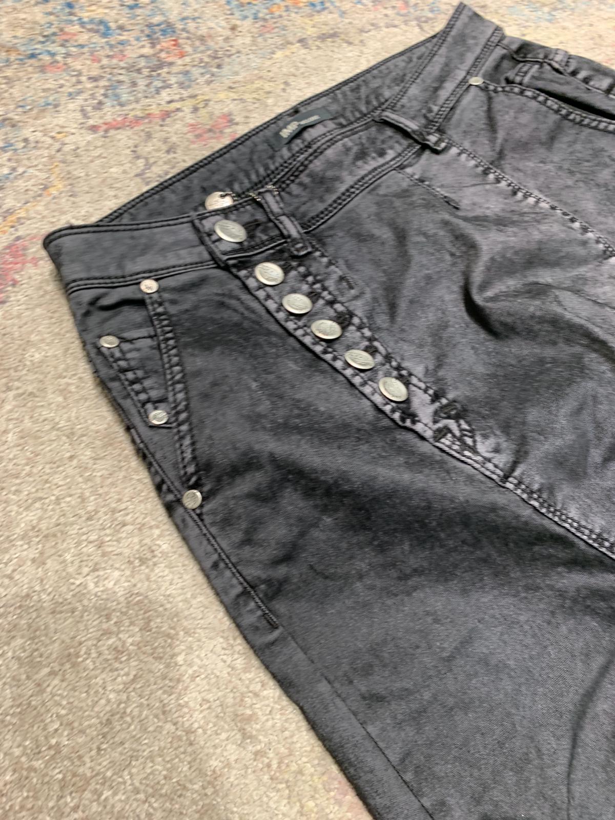 Imperial Jeans schwarz mit tiefem Schritt