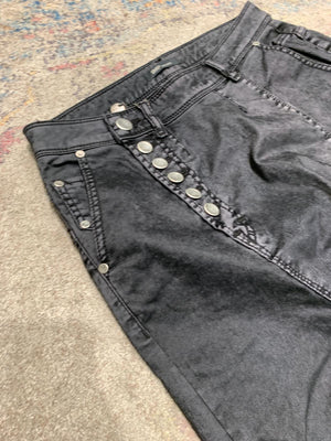 Imperial Jeans schwarz mit tiefem Schritt