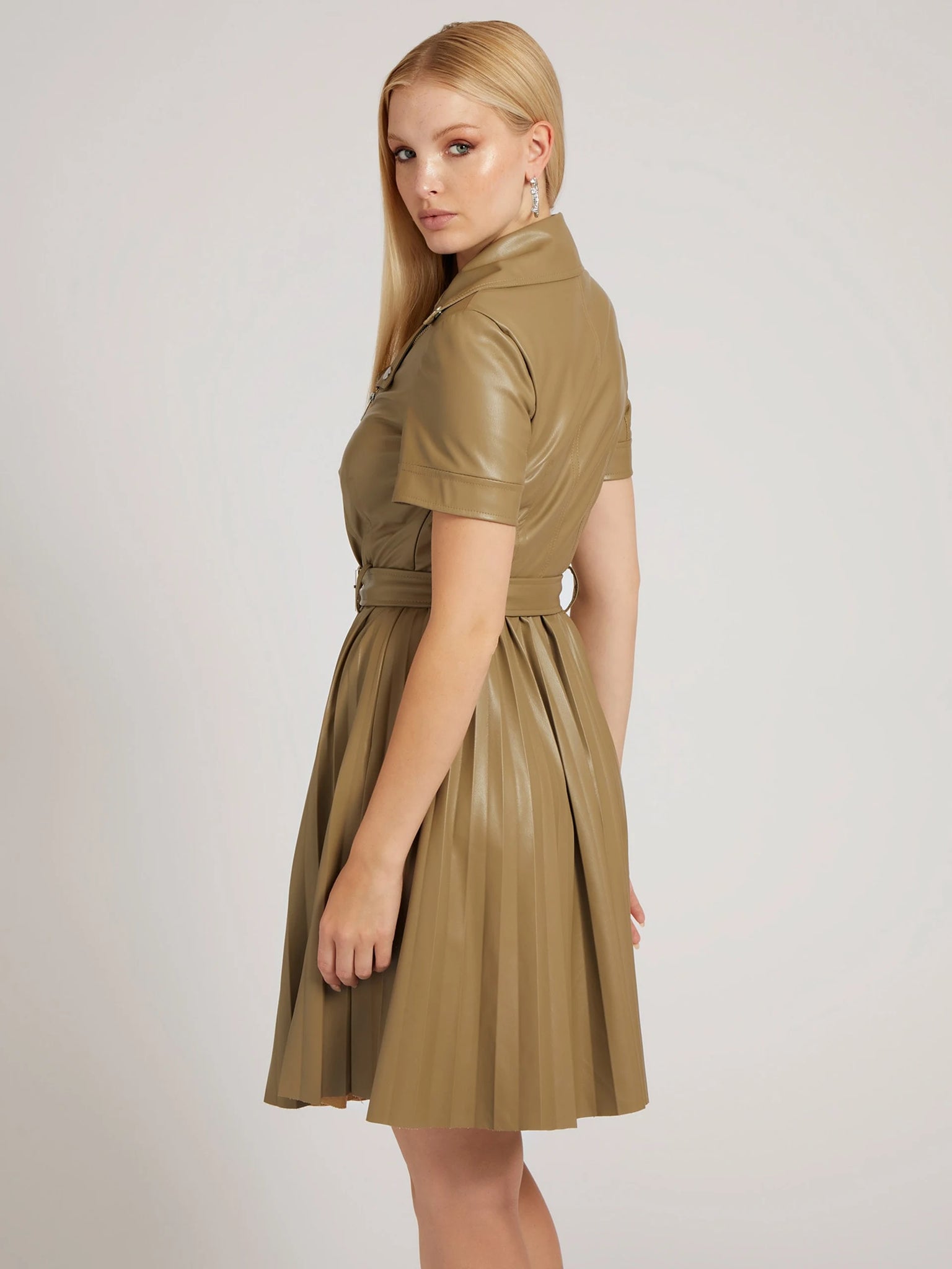 GUESS KUNSTLEDERKLEID LIVIA W3RK15