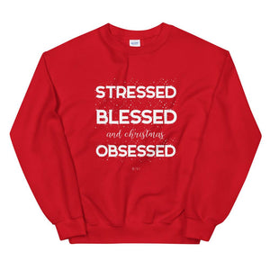 XMAS Sweater Unisex "Obsessed" rot