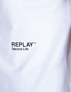 REPLAY T-SHIRT weiß mit Aufdruck M6039